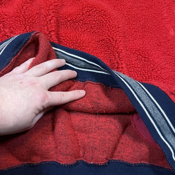 Vintage Disney World Sports Mens 2XL Fleece 1/4 Zip Mickey Mouse Fleece USA Made - Picture 12 of 14